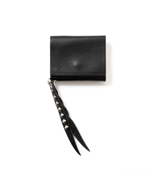 CALEE（キャリー）の「PLANE LEATHER MULTI WALLET ＜STUDS CHARM＞（財布・メンズ・ブラック・FREE）」の8枚目の写真