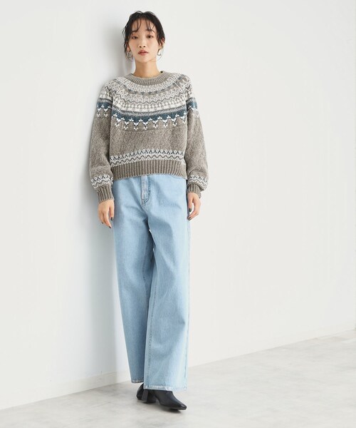 THE SHOP TK (ザ ショップ ティーケー )の「◆ラメモール求心ニット【洗える】(ニット/セーター・レディース・チャコール/ブラウン系その他2/アイボリー系・12/13)」の10枚目の写真