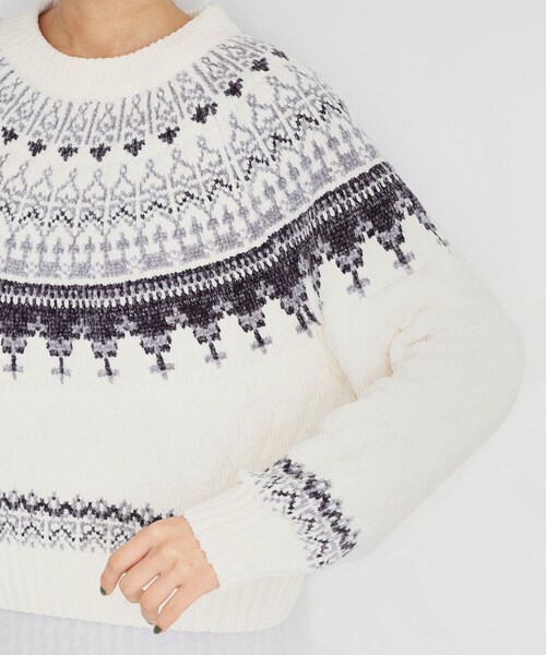 THE SHOP TK (ザ ショップ ティーケー )の「◆ラメモール求心ニット【洗える】(ニット/セーター・レディース・チャコール/ブラウン系その他2/アイボリー系・12/13)」の17枚目の写真