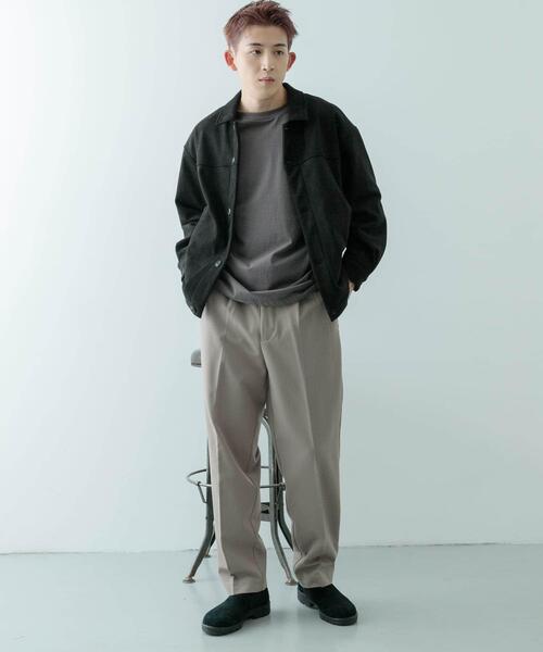ITEMS URBANRESEARCH(アイテムズ アーバンリサーチ)の「ストレッチ×ウォッシャブル裏キモウスラックス(その他パンツ・メンズ・ベージュ/グレー/ブラック・LARGE/MEDIUM/SMALL)」の20枚目の写真