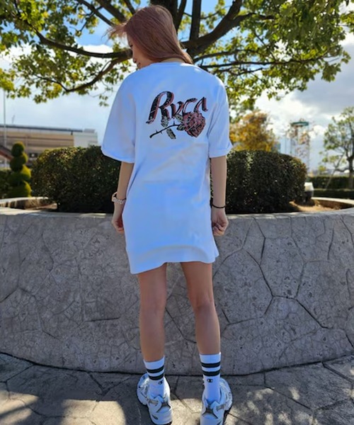 RVCA(ルーカ)の「RVCA/ルーカ Tシャツワンピース BF043-P36(ワンピース・レディース・ブラック/ホワイト・S/M)」の12枚目の写真