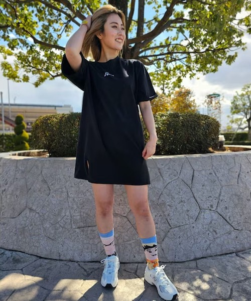 RVCA(ルーカ)の「RVCA/ルーカ Tシャツワンピース BF043-P36(ワンピース・レディース・ブラック/ホワイト・S/M)」の11枚目の写真