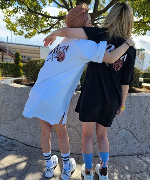 RVCA(ルーカ)の「RVCA/ルーカ Tシャツワンピース BF043-P36(ワンピース・レディース・ブラック/ホワイト・S/M)」の6枚目の写真