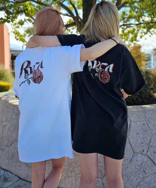 RVCA(ルーカ)の「RVCA/ルーカ Tシャツワンピース BF043-P36(ワンピース・レディース・ブラック/ホワイト・S/M)」の8枚目の写真