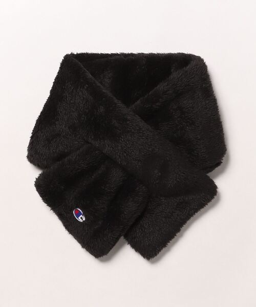 Champion（チャンピオン）の「【Champion】786-0012 差し込みマフラー（マフラー・レディース・ブラック/オフホワイト/グレー/ブラウン/ベージュ/ネイビー・FREE）」の2枚目の写真