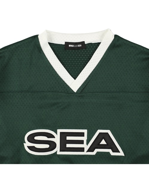 WIND AND SEA（ウィンダンシー）の「Satin Patch Game Shirt（Tシャツ/カットソー・メンズ・ブラック/ホワイト/グリーン・MEDIUM/LARGE/X-LARGE）」の12枚目の写真