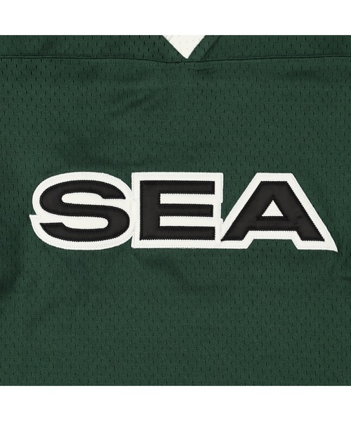 WIND AND SEA（ウィンダンシー）の「Satin Patch Game Shirt（Tシャツ/カットソー・メンズ・ブラック/ホワイト/グリーン・MEDIUM/LARGE/X-LARGE）」の13枚目の写真