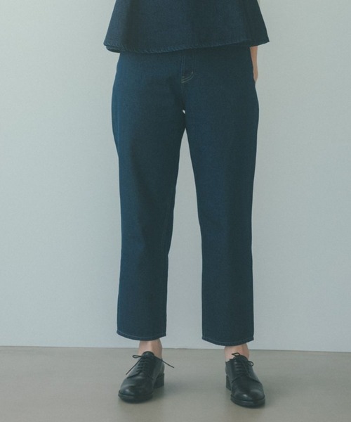 ルーズテーパードデニムパンツ[プチ・プラスサイズあり]《CLIP denim》（デニムパンツ）｜studio CLIP（スタディオクリップ）