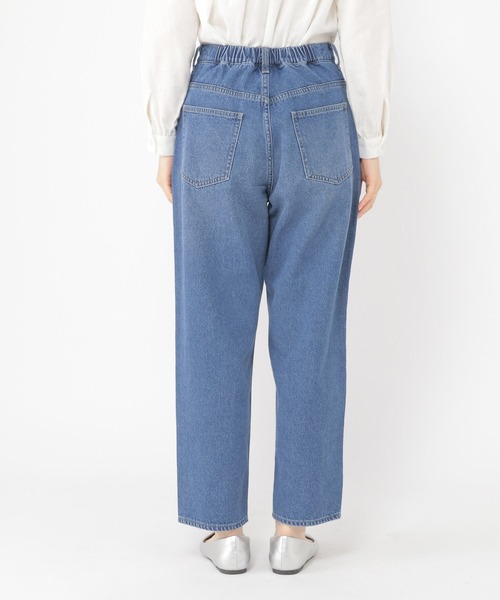studio CLIP（スタディオクリップ）の「ルーズテーパードデニムパンツ[プチ・プラスサイズあり]《CLIP denim》（デニムパンツ・レディース・インディゴブルー/ライトブルー・SMALL/MEDIUM/LARGE/X-LARGE/XX-LARGE/XXX-LARGE/PM/PL）」の19枚目の写真