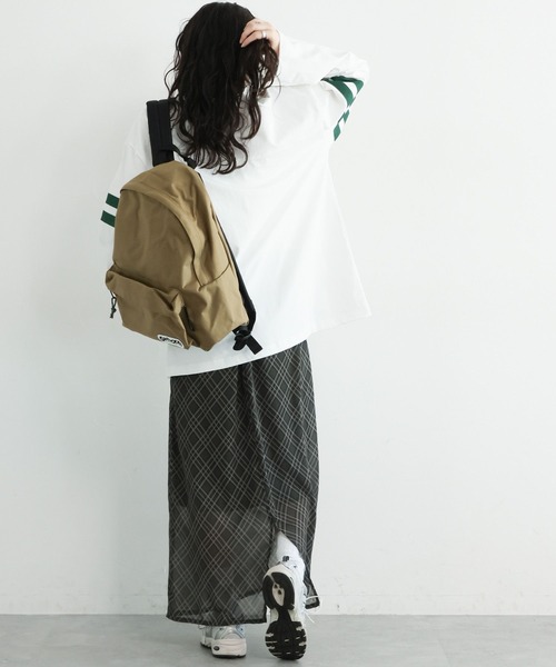 RAGEBLUE（レイジブルー）の「ナンバリングロゴ/カレッジプリントロングTシャツ（Tシャツ/カットソー・レディース・ブラック/ホワイト・FREE）」の7枚目の写真