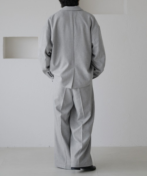 epnok（エプノック）の「ダブルテーラードメランジジャケット（テーラードジャケット・メンズ・ダークブルー/モカ/グレー・SMALL/MEDIUM/LARGE）」の13枚目の写真