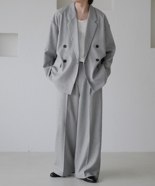 epnok（エプノック）の「ダブルテーラードメランジジャケット（テーラードジャケット・メンズ・ダークブルー/モカ/グレー・SMALL/MEDIUM/LARGE）」の17枚目の写真