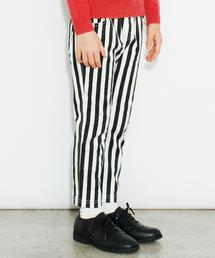 green label relaxing | 【KIDS】ストレッチストライプパンツ フルレングス(その他パンツ)