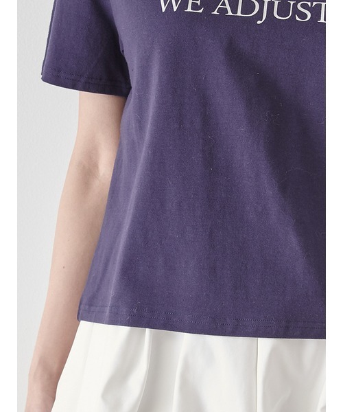 SNIDEL（スナイデル）の「シンプルロゴTシャツ（Tシャツ/カットソー・レディース・ネイビー/ピンク/ホワイト・FREE）」の9枚目の写真