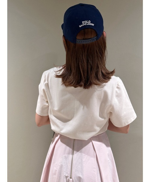 SNIDEL（スナイデル）の「シンプルロゴTシャツ（Tシャツ/カットソー・レディース・ネイビー/ピンク/ホワイト・FREE）」の14枚目の写真