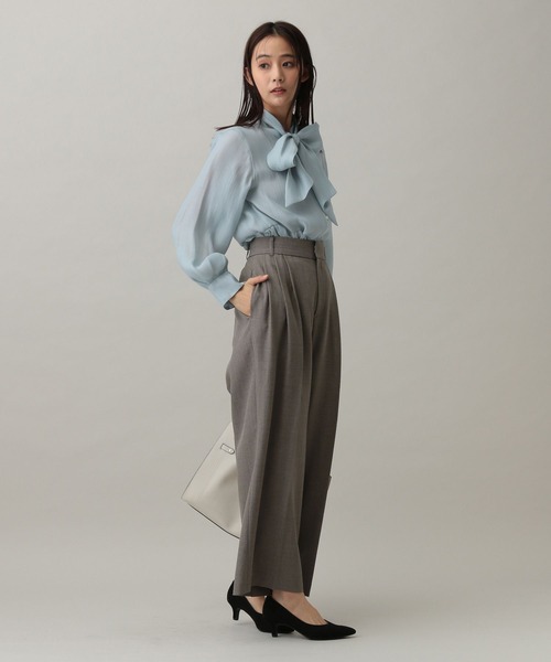 GLOBAL WORK（グローバルワーク）の「MATINEE LINE/リボン付きペプラム