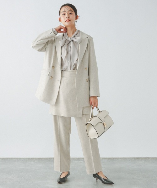 GLOBAL WORK（グローバルワーク）の「MATINEE LINE/リボン付きペプラム