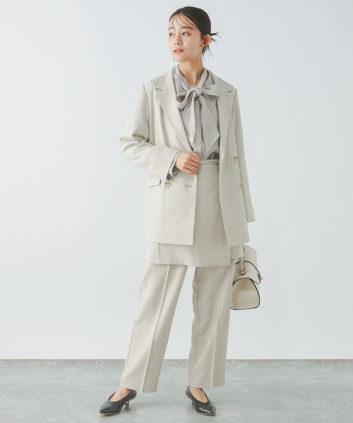 GLOBAL WORK（グローバルワーク）の「MATINEE LINE/リボン付きペプラム