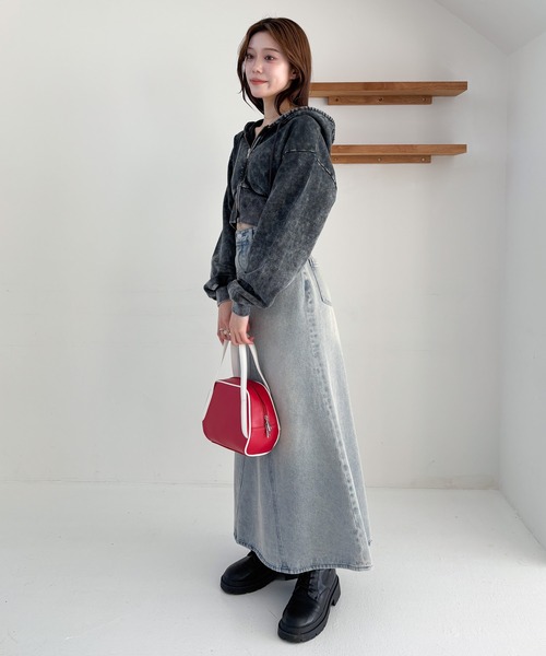 セール】Denim マーメイドロングスカート 319781（デニムスカート