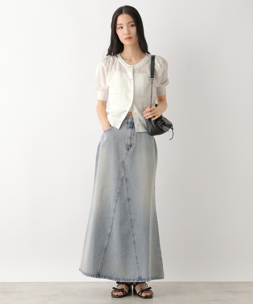 セール】Denim マーメイドロングスカート 319781（デニム