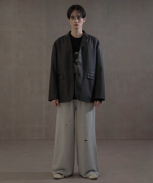 LUCY(ルーシー)の「LUCY/PUシングルテーラードジャケット(テーラードジャケット・メンズ・ブラック・MEDIUM/LARGE)」の18枚目の写真