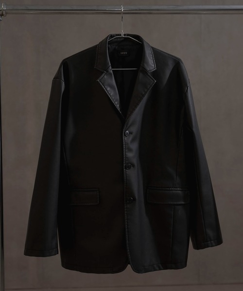 LUCY(ルーシー)の「LUCY/PUシングルテーラードジャケット(テーラードジャケット・メンズ・ブラック・MEDIUM/LARGE)」の22枚目の写真