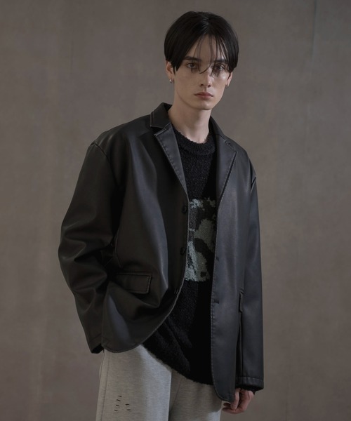 LUCY(ルーシー)の「LUCY/PUシングルテーラードジャケット(テーラードジャケット・メンズ・ブラック・MEDIUM/LARGE)」の15枚目の写真