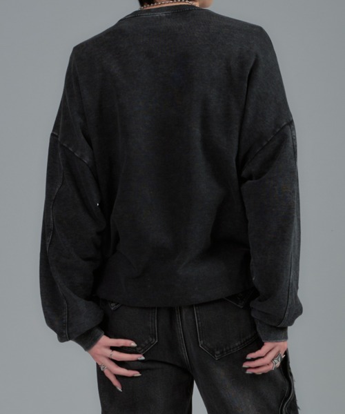 CeLess（セレス）の「Vintage Over Sweat（スウェット・レディース・ブラック/グレー・FREE）」の15枚目の写真