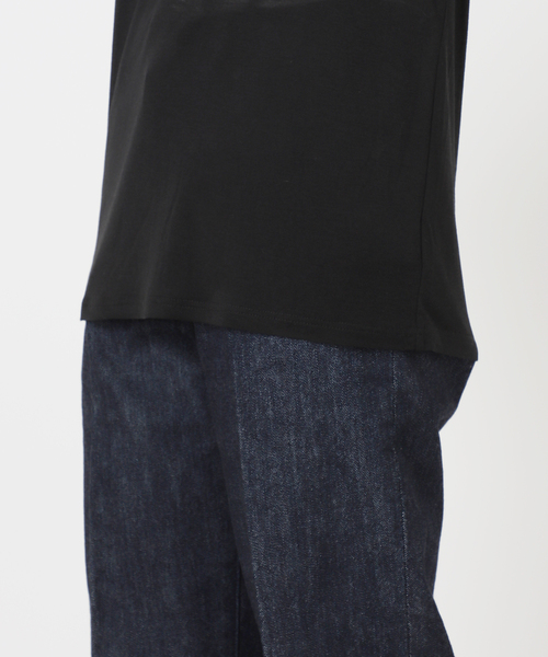 B.C STOCK(ベーセーストック)の「《追加5》シアークルーネックロンTEE(Tシャツ/カットソー・レディース・ブラック/ホワイト/ブラック系その他・FREE)」の12枚目の写真