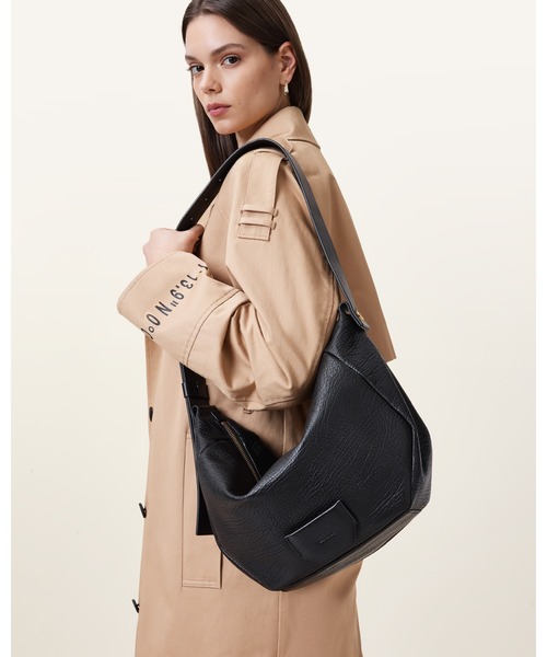 ALLSAINTS(オールセインツ)の「MADEA LEATHER CROSSBODY BAG | MADEA レザー クロスボディ バッグ(ショルダーバッグ・レディース・ブラック・ONE SIZE)」の6枚目の写真