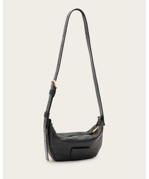 ALLSAINTS(オールセインツ)の「MADEA LEATHER CROSSBODY BAG | MADEA レザー クロスボディ バッグ(ショルダーバッグ・レディース・ブラック・ONE SIZE)」の9枚目の写真