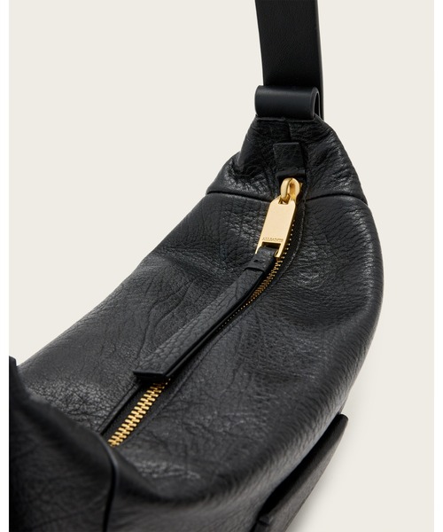 ALLSAINTS(オールセインツ)の「MADEA LEATHER CROSSBODY BAG | MADEA レザー クロスボディ バッグ(ショルダーバッグ・レディース・ブラック・ONE SIZE)」の11枚目の写真