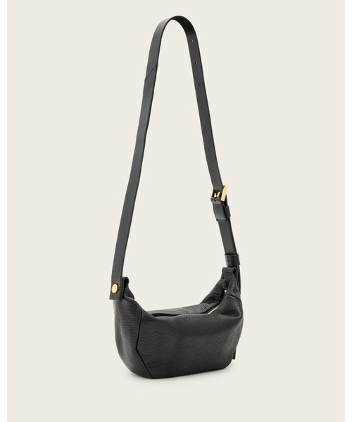 ALLSAINTS(オールセインツ)の「MADEA LEATHER CROSSBODY BAG | MADEA レザー クロスボディ バッグ(ショルダーバッグ・レディース・ブラック・ONE SIZE)」の12枚目の写真