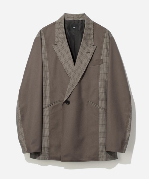 HARE(ハレ)の「【SET UP対応】サイコウチクジャケット(テーラードジャケット・メンズ・ブラック×グレー/ブラウン系その他・FREE)」の22枚目の写真