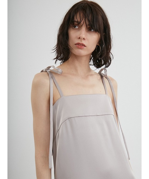 styling/（スタイリング）の「バックレースキャミワンピース（ワンピース・レディース・ライトグレー/ブラック・0/1）」の11枚目の写真