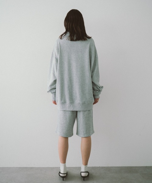HANNE(アン)の「ポロカラースウェット(スウェット・レディース・ネイビー/グレー・FREE)」の17枚目の写真