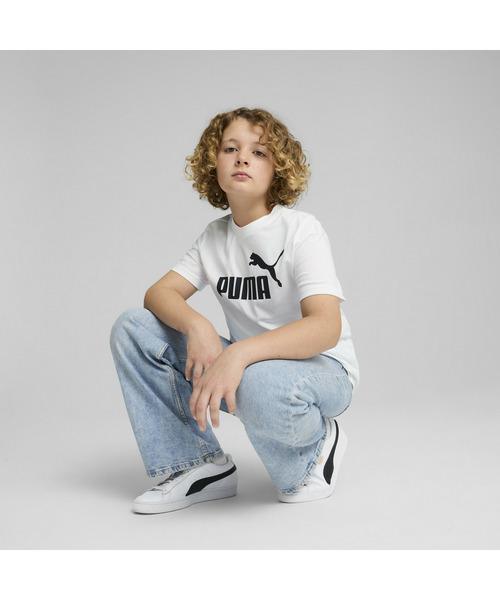 PUMA(プーマ)の「PUMA プーマ ボーイズ ESS NO. 1 ロゴ 半袖 Tシャツ B 120-160cm(Tシャツ/カットソー・キッズ・ネイビー/ライトグリーン/ブラック/ホワイト・130/120/160/150/140)」の11枚目の写真