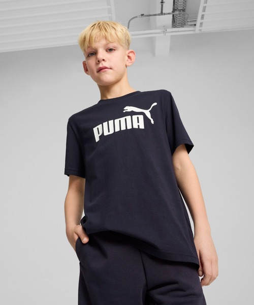 PUMA(プーマ)の「PUMA プーマ ボーイズ ESS NO. 1 ロゴ 半袖 Tシャツ B 120-160cm(Tシャツ/カットソー・キッズ・ネイビー/ライトグリーン/ブラック/ホワイト・130/120/160/150/140)」の4枚目の写真