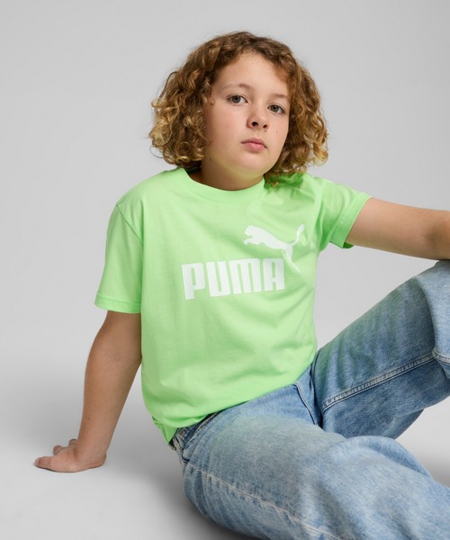 PUMA(プーマ)の「PUMA プーマ ボーイズ ESS NO. 1 ロゴ 半袖 Tシャツ B 120-160cm(Tシャツ/カットソー・キッズ・ネイビー/ライトグリーン/ブラック/ホワイト・130/120/160/150/140)」の3枚目の写真