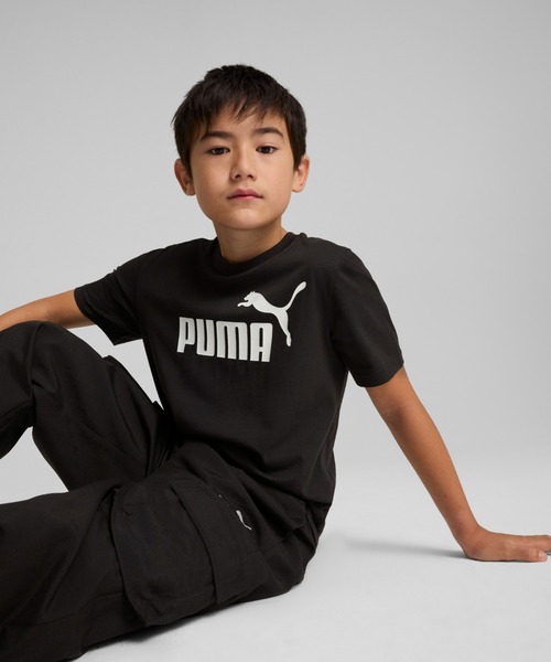 PUMA(プーマ)の「PUMA プーマ ボーイズ ESS NO. 1 ロゴ 半袖 Tシャツ B 120-160cm(Tシャツ/カットソー・キッズ・ネイビー/ライトグリーン/ブラック/ホワイト・130/120/160/150/140)」の1枚目の写真
