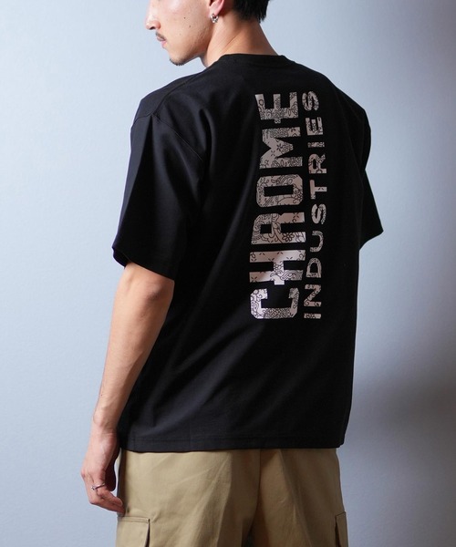 CHROME/クローム オーバーサイズ/バックプリントTシャツ JP264