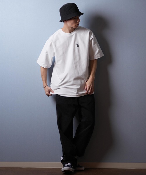 CHROME(クローム)の「CHROME/クローム オーバーサイズ/バックプリントTシャツ JP264(Tシャツ/カットソー・メンズ・ホワイト/ブラック・M/L/XL)」の8枚目の写真