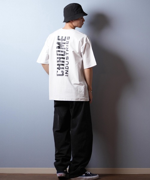 CHROME/クローム オーバーサイズ/バックプリントTシャツ JP264