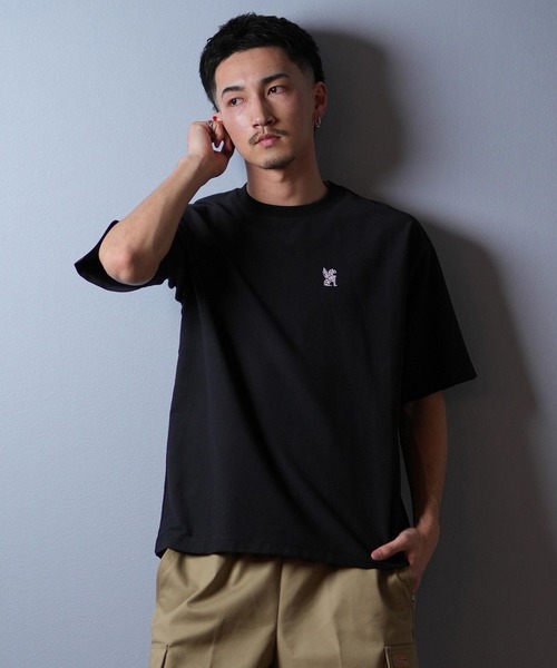【 Jeans】ボローズ バックプリント Tシャツ BK ※送関込 CHROME/クローム オーバーサイズ/バックプリントTシャツ JP264