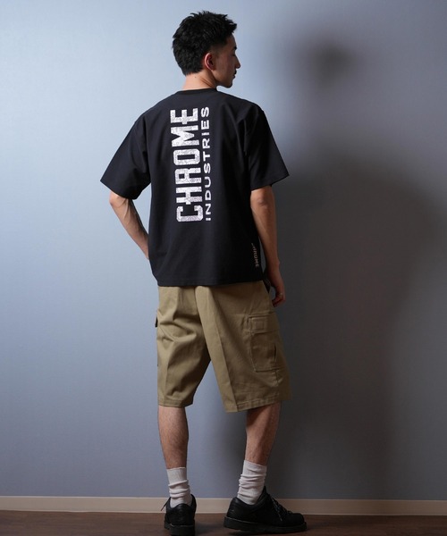 CHROME/クローム オーバーサイズ/バックプリントTシャツ JP264