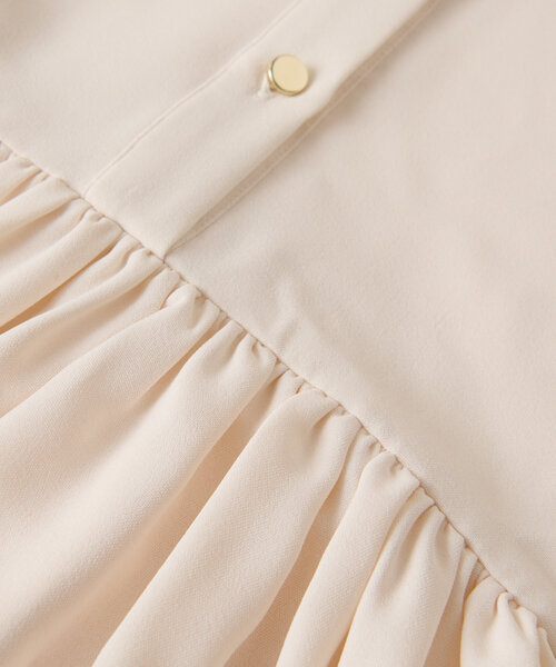 un dix cors（アンディコール）の「前後2WAYラウンドチュニック（シャツ/ブラウス・レディース・ネイビー/アイボリー/サックスブルー・FREE）」の6枚目の写真