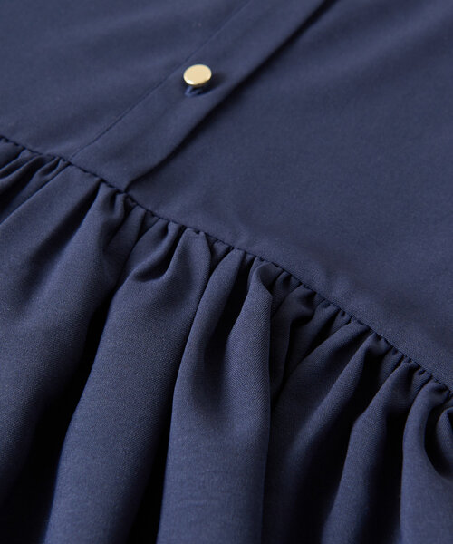 un dix cors（アンディコール）の「前後2WAYラウンドチュニック（シャツ/ブラウス・レディース・ネイビー/アイボリー/サックスブルー・FREE）」の16枚目の写真