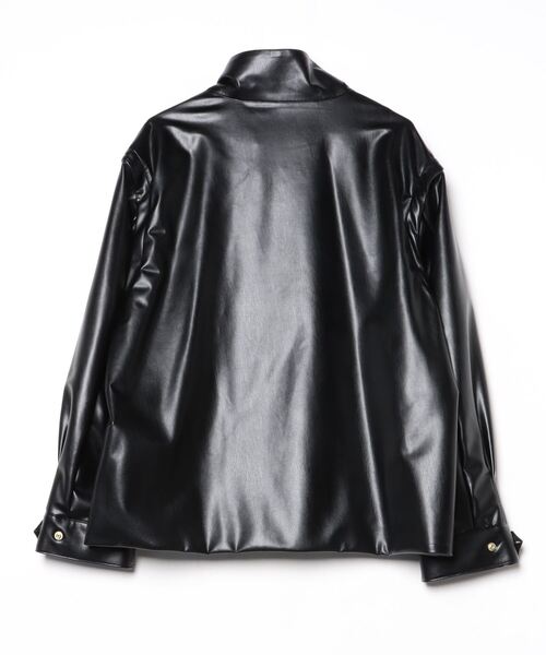 CULLNI(クルニ)の「別注 Faux Leather Blouson(ブルゾン・メンズ・ブラック・1/2)」の22枚目の写真