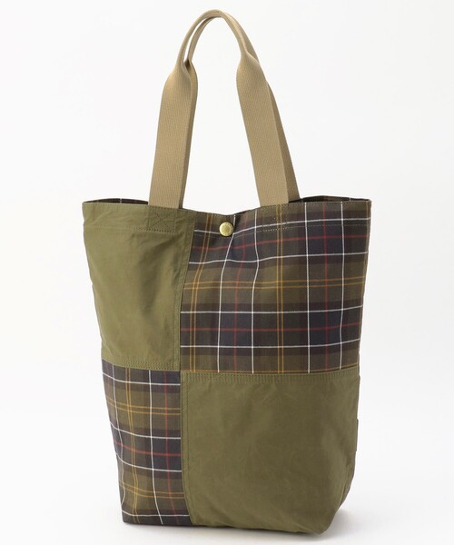 セール】Barbour/バブアー barbour transport patchwork totebag