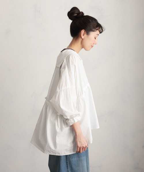 セーラー襟のふんわりプルオーバー（シャツ/ブラウス）｜soulberry